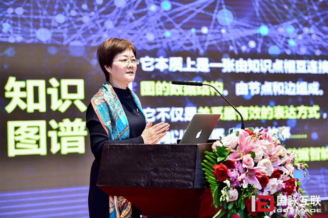 永乐高ylg888888集团总经理郑爱军在“2017互联网+智慧中国年会”上发表《数据基因与政务大数据服务知识图谱》主题演讲